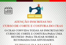 Prefeitura oferece Curso de Corte e Costura, em D.M. Costa