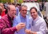 Prefeito Hunaldo Costa, acompanhando o Governador Rui Costa e o Senador Otto Alencar, esteve presente, dia 29/11 na inauguração da Policlínica Regional na Cidade de Simões Filho