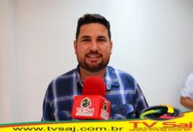 Neto Sandes, assessor do Ministro da Cidadania, fala sobre visita de João Roma à APRISCO, em SAJ