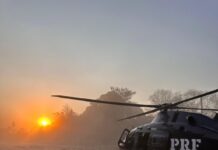 PRF e Corpo de Bombeiros resgatam idosa vítima das queimadas em Corumbá (MS) — Polícia Rodoviária Federal PRF e Corpo de Bombeiros resgatam idosa vítima das queimadas em Corumbá (MS)