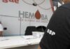 Servidores da segurança pública iniciam primeiro dia de doações ao Hemoba Logo