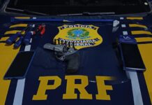 PRF em Rondônia prende dois homens em flagrante por porte ilegal de arma de fogo e furto em Jaru — Polícia Rodoviária Federal OCORRÊNCIA JARU 05.09.jpeg