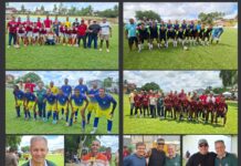 Prefeito Tote Fróes marcou presença na abertura do campeonato de futebol, nesse domingo, 15, em Dom Macedo Costa