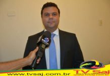 LUCIANO SIMÕES, deputado estadual, fala do atual estágio desenvolvimentista do governo Wilson Pedreira, em SALINAS DA MARGARIDA