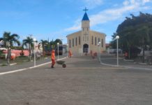 Prefeitura promoveu limpeza geral para a Festa de São Roque, em DOM MACEDO COSTA