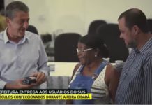 Prefeitura entregou 395 óculos à população, em CRUZ DAS ALMAS