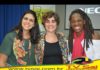 Escritoras Aline Prúcoli e Bruna Mitrano, ao lado de Ionara Peixoto, falam de escrita panfletária: S.A.JESUS