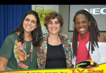 Escritoras Aline Prúcoli e Bruna Mitrano, ao lado de Ionara Peixoto, falam de escrita panfletária: S.A.JESUS