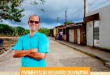 A Prefeitura de Cruz das Almas realizou pavimentação no Bairro Chapadinha