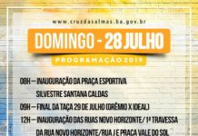 Governo do povo preparou grande programação para esse domingo, em CRUZ DAS ALMAS