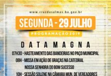 DATA MAGNA: último dia da programação inerente aos 122 anos de emancipação de CRUZ DAS ALMAS