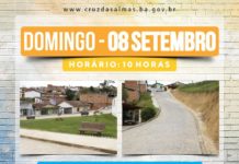 Entrega da Praça Vale do Sol e das pavimentações das Ruas J, Novo Horizonte e a 1ª Travessa da Rua Novo Horizonte: CRUZ DAS ALMAS