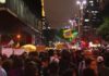 Manifestantes ocupam as ruas em defesa da Amazônia