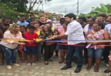 TOME OBRA CONCLUÍDA: Prefeitura entrega 1ª etapa da pavimentação do Açougue Velho