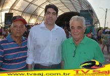 WILSON , prefeito; OTTO FILHO, deputado federal e ZELITO, vice-prefeito, demonstraram popularidade em alta, no FESTIVAL DE SALINAS