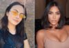 Camila Mendes e Kim Kardashian usam roupa igual com tendência diferentona