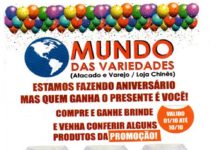 O MUNDO DAS VARIEDADES faz aniversário, todavia, quem ganha o presente é você: S.A.JESUS