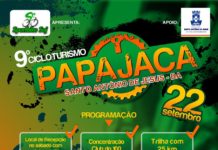 9º Cicloturismo Papa Jaca acontece em SAJ no próximo dia 22