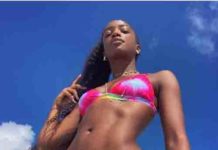 Iza exibe corpão de biquíni em foto com ângulo ousado