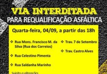 Confira as vias que vão receber requalificação asfáltica nesta quarta (4)