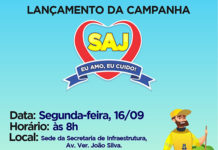 Prefeitura lança campanha educacional “SAJ: eu amo, eu cuido
