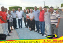 Fotos da inauguração da Praça da Igreja Matriz, em SALINAS DA MARGARIDA