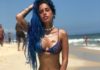 Tati Zaqui surge toda bronzeada: “Sereia que fala, né?”