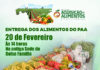 Entregues sacolas de alimentos aos participantes do PAA, em ARATUÍPE