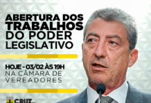 Prefeito Orlandiho e vice Max Passos marcam presenças na abertura dos trabalhos legislativos, em CRUZ DAS ALMAS