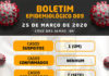 Coronavírus – Boletim Epidemiológico no. 09, 25.03.20: CRUZ DAS ALMAS