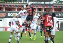 Vitória goleia River-PI e fica muito perto de classificação na Copa do Nordeste