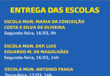 Prefeitura procede entrega de 03 escolas reformadas, nos dia 16 e de 17, em S.A.JESUS