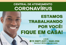 Prefeitura divulga telefone do Central de Atendimento quanto ao coronavírus: JAGUARIPE