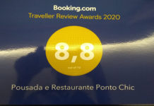 Pousada e Restaurante PONTO CHIC, em Maragojipinho, Aratuípe, recebe honraria da Bookin.com