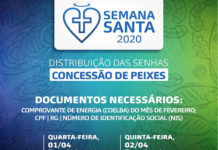 SEMANA SANTA: Confira documentação e locais de distribuição das senhas do peixe
