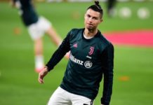 Juventus avisa que Cristiano Ronaldo não vai retornar à Itália por causa do coronavírus