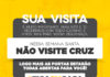 Nessa Semana Santa, não visite CRUZ DAS ALMAS: FICA EM CASA