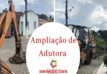 Embasa deu início a obra de ampliação do serviço de água em Dom Macedo Costa