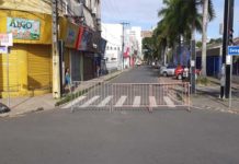 Coronavírus: Prefeitura de Ilhéus fecha ruas para evitar circulação de veículos