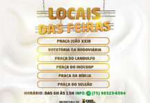 PREFEITURA DE CRUZ DAS ALMAS REALIZA DESCENTRALIZAÇÃO DA FEIRA LIVRE