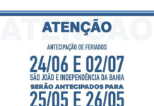 Prefeitura de Aratuipe atende decreto do governo estadual, antecipa feriados na cidade e alerta: “O feriado não é para viagens e visitas”