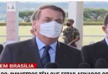 Bolsonaro volta a defender fim do isolamento: ‘Quem não quiser trabalhar, fica em casa, p*’