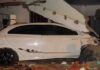 Carro invade casa em Brejões após motorista perder controle da direção