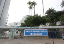 Paciente tem surto, incendeia colchão e se joga do 4º andar do Hospital Espanhol