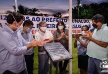 Prefeitura de Jaguaripe entrega praças nas comunidades de Campos de Brito e São Bernardo