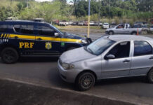 PRF recupera Pálio Fire roubado há 10 anos e proprietária agradece a ação policial; ouça áudio