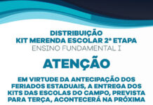 Prefeitura distribui kit de merenda escolar, 2a. etapa, nessa quarta-feira, 27, em Aratuipe