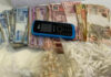 Dinheiro e entorpecentes apreendidos após perseguição