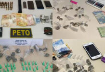 Vinte traficantes e 900 porções de drogas localizados em 24h
