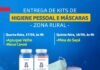 SAJ – Prefeitura distribui mais kits de higiene na zona rural, na Luta contra o Covid-19